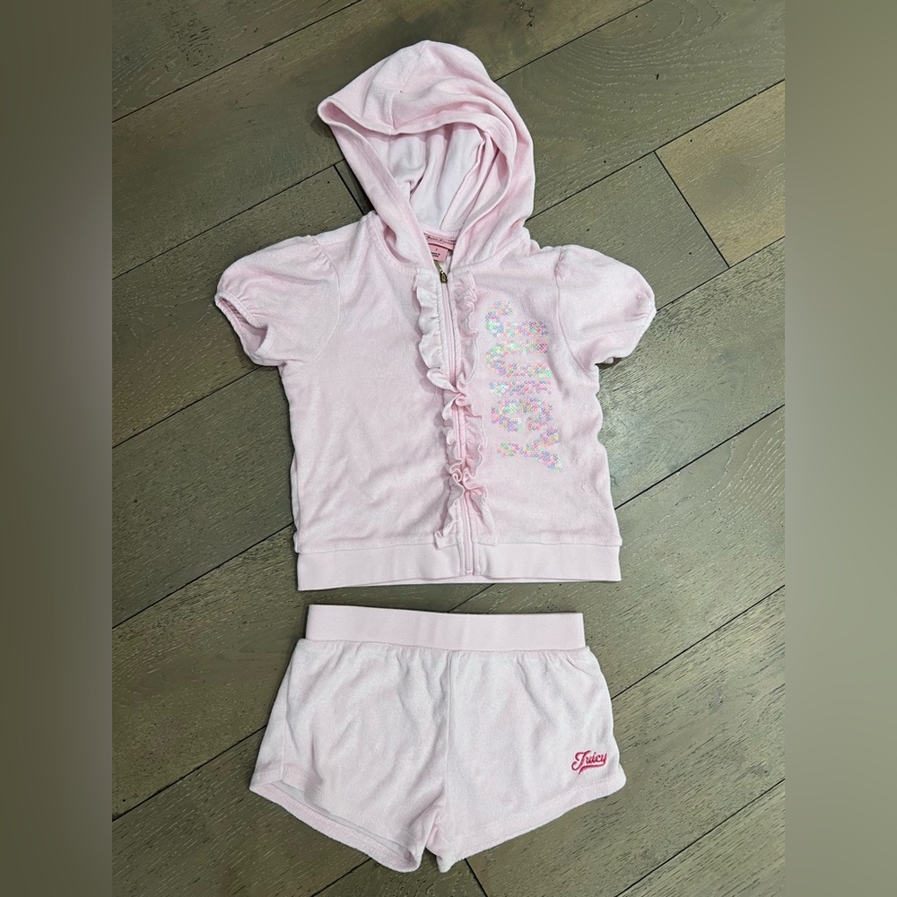 Juicy Couture Kids Pink Pajama Set